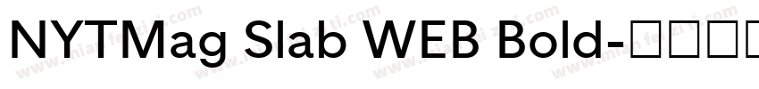 NYTMag Slab WEB Bold字体转换